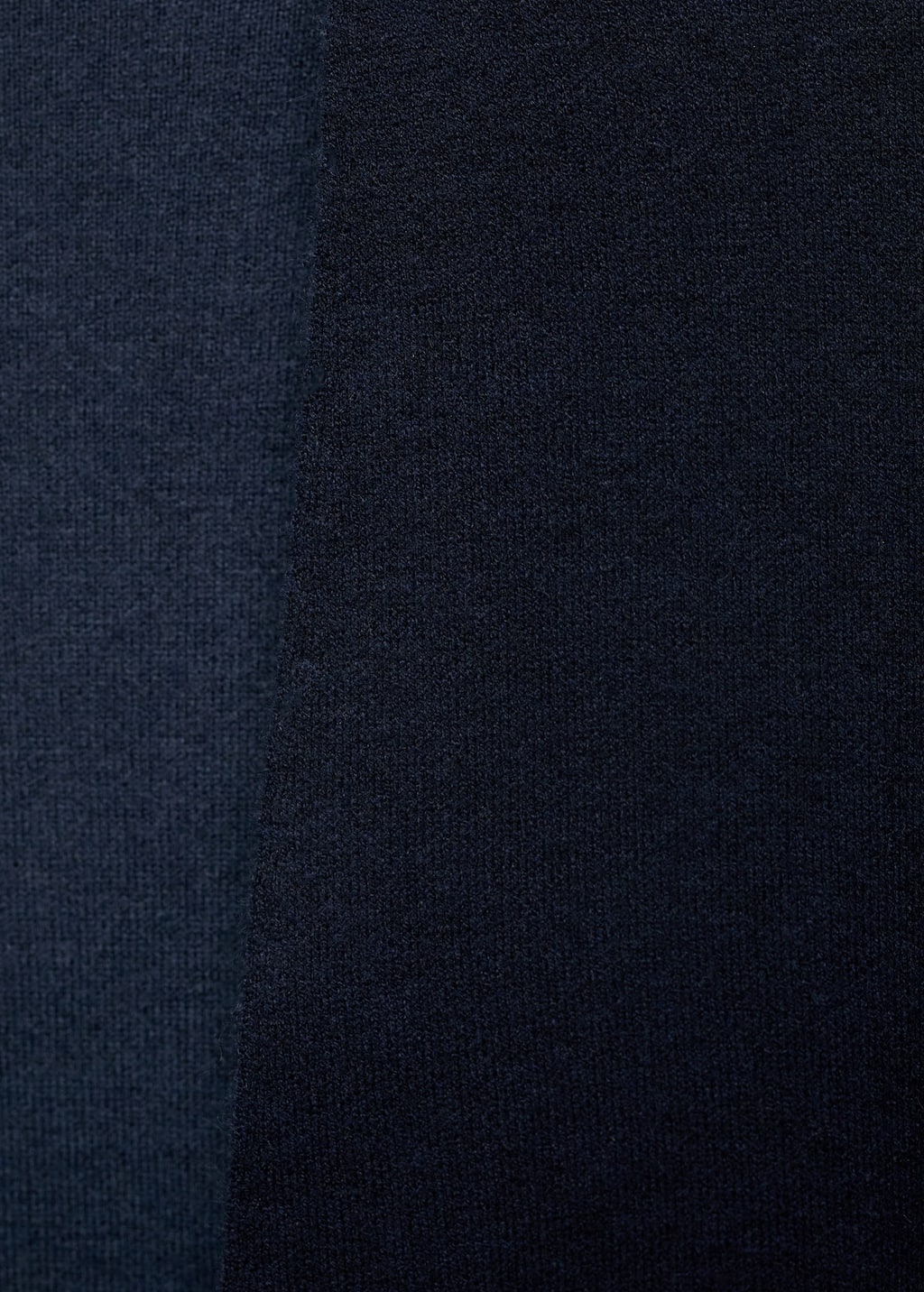 Knitted long coat