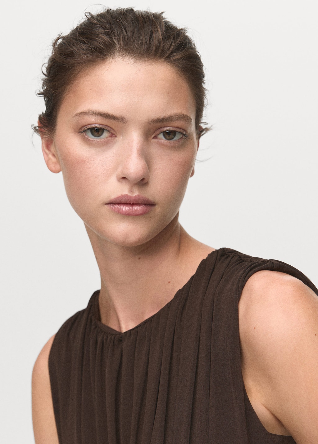 Ruched long dress