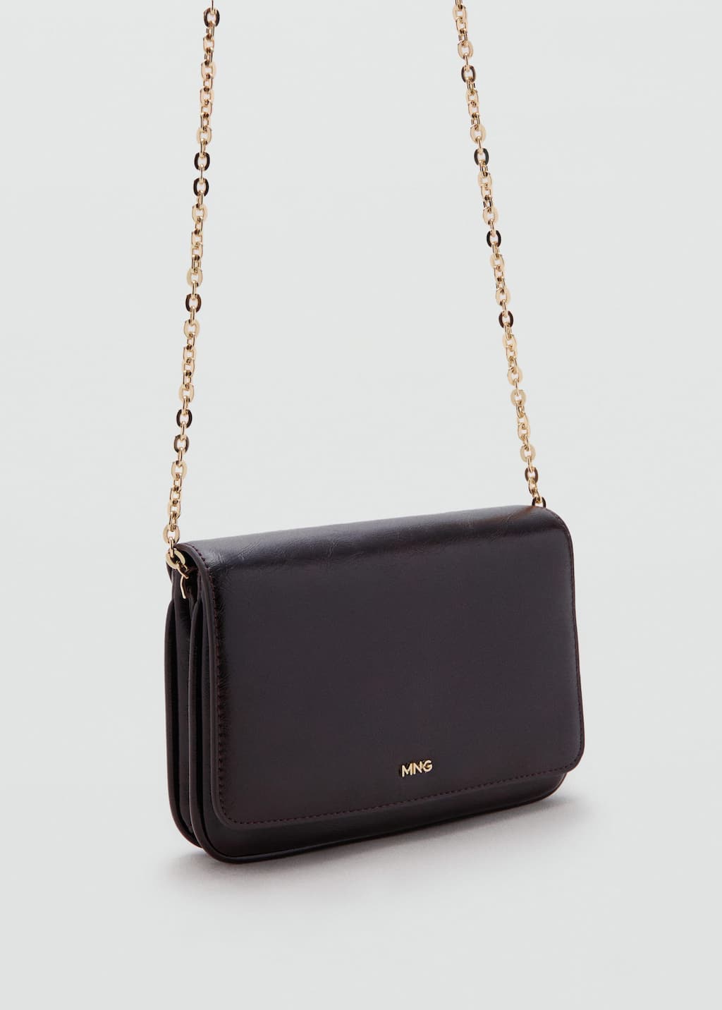 Mango Small Crossbody Bag Burgundy In Burgundy