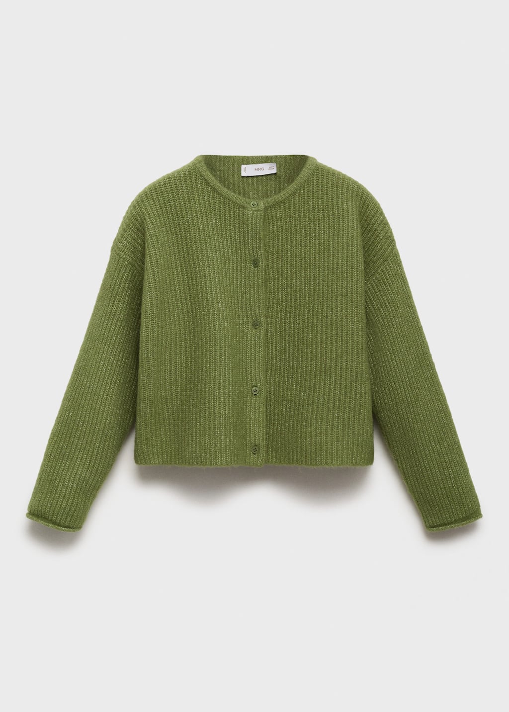 Mango Cardigan Maille Boutons Vert - Enfants - 11-12 Ans - Kids In Green