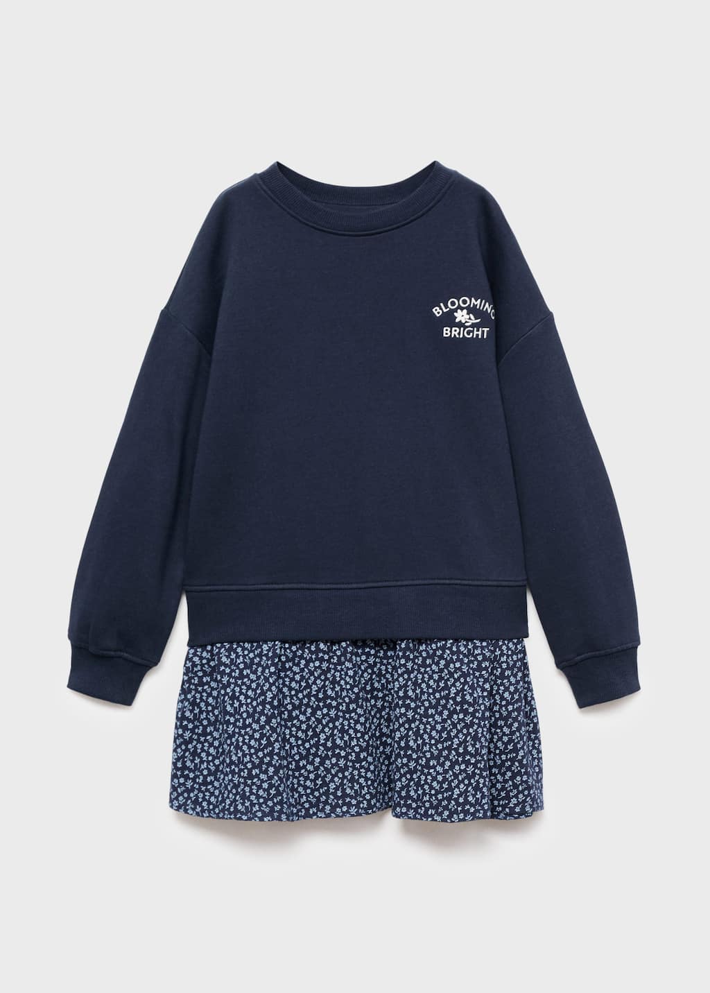 Mango Robe Bleu Marine - Enfants - 5-6 Ans - Kids In Blue