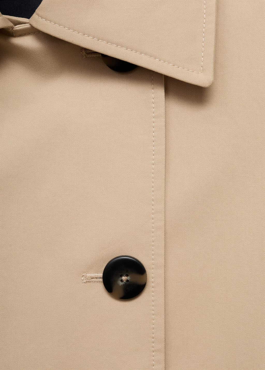 Classic 100% cotton trench coat