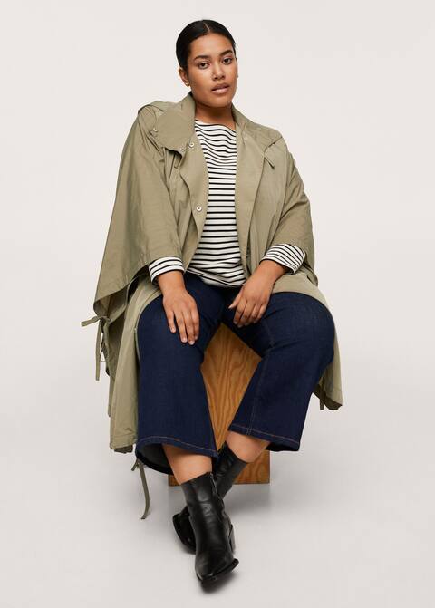 Pelerna oversize s kapuc - Detail zbo 4