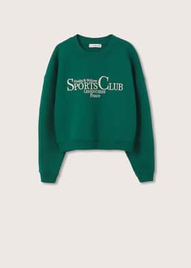 Mango Message cotton sweatshirt £29.99 at Mango