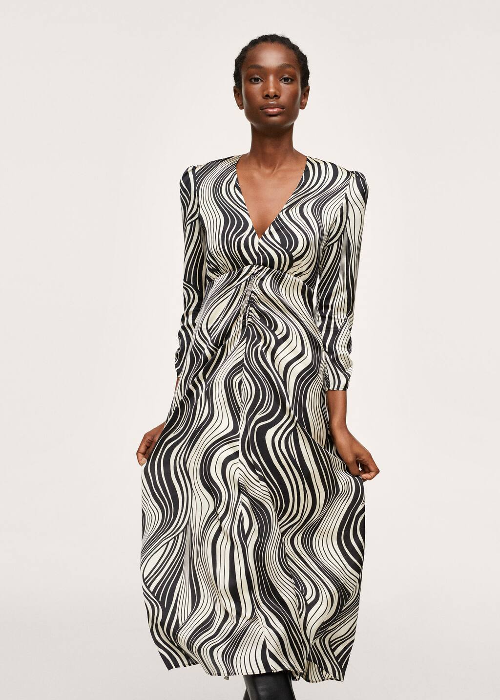 mango zebra dress