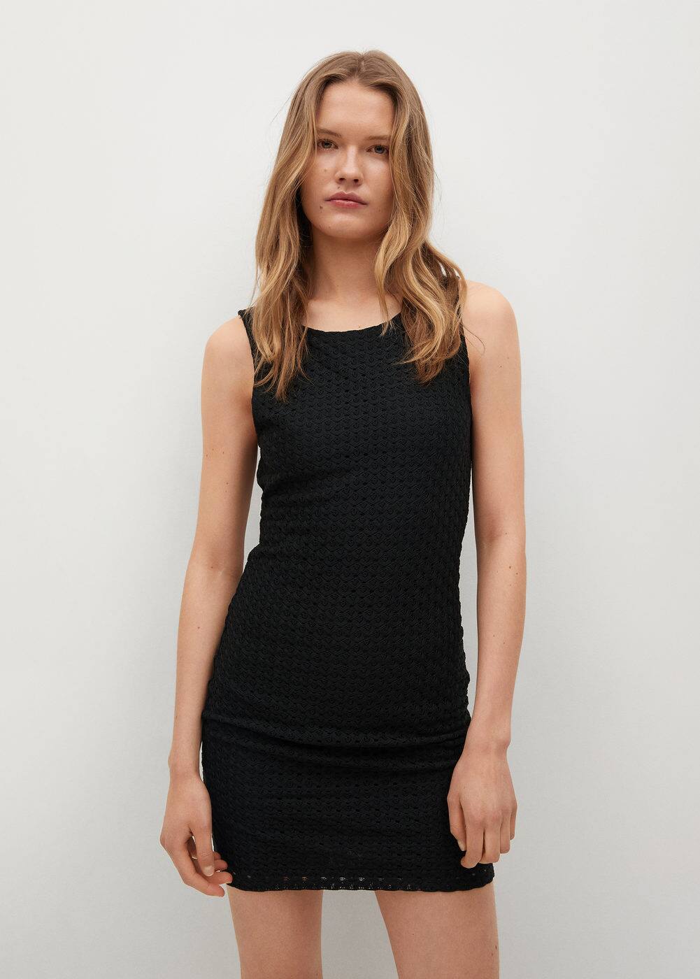 mango openwork knit sweater