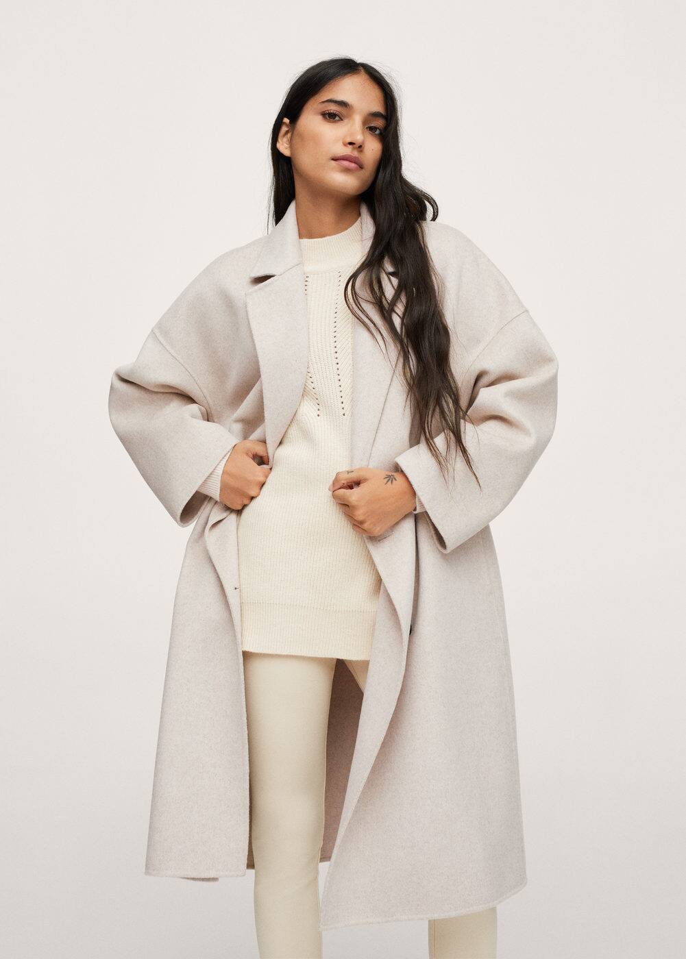 Handmade wool coat -  Woman | Mango Canada