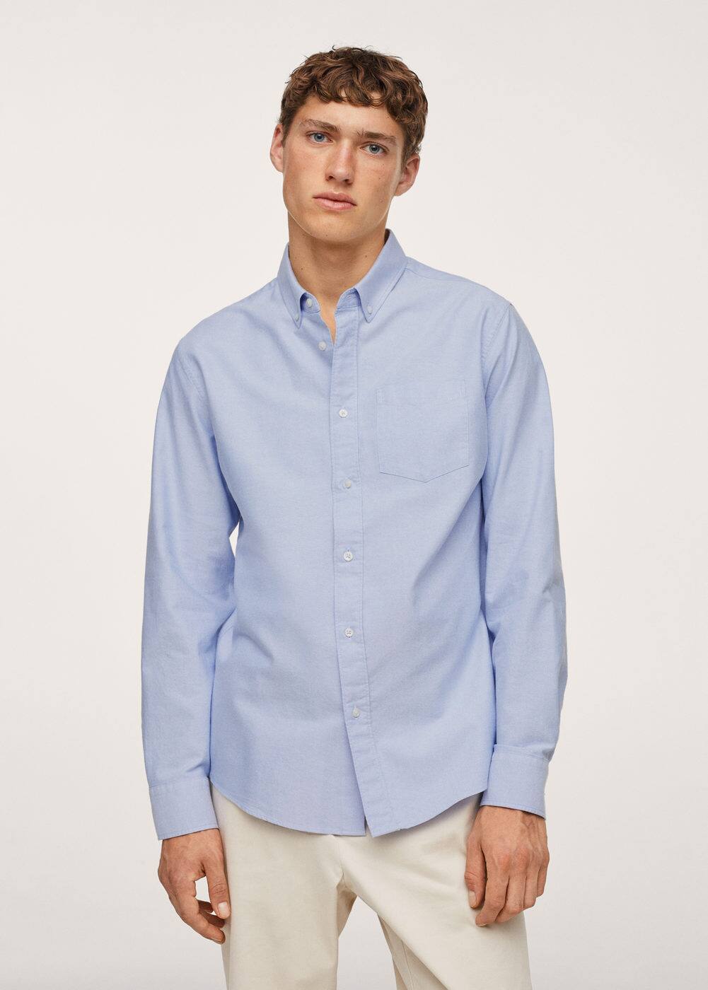 Mango man рубашка Oxford