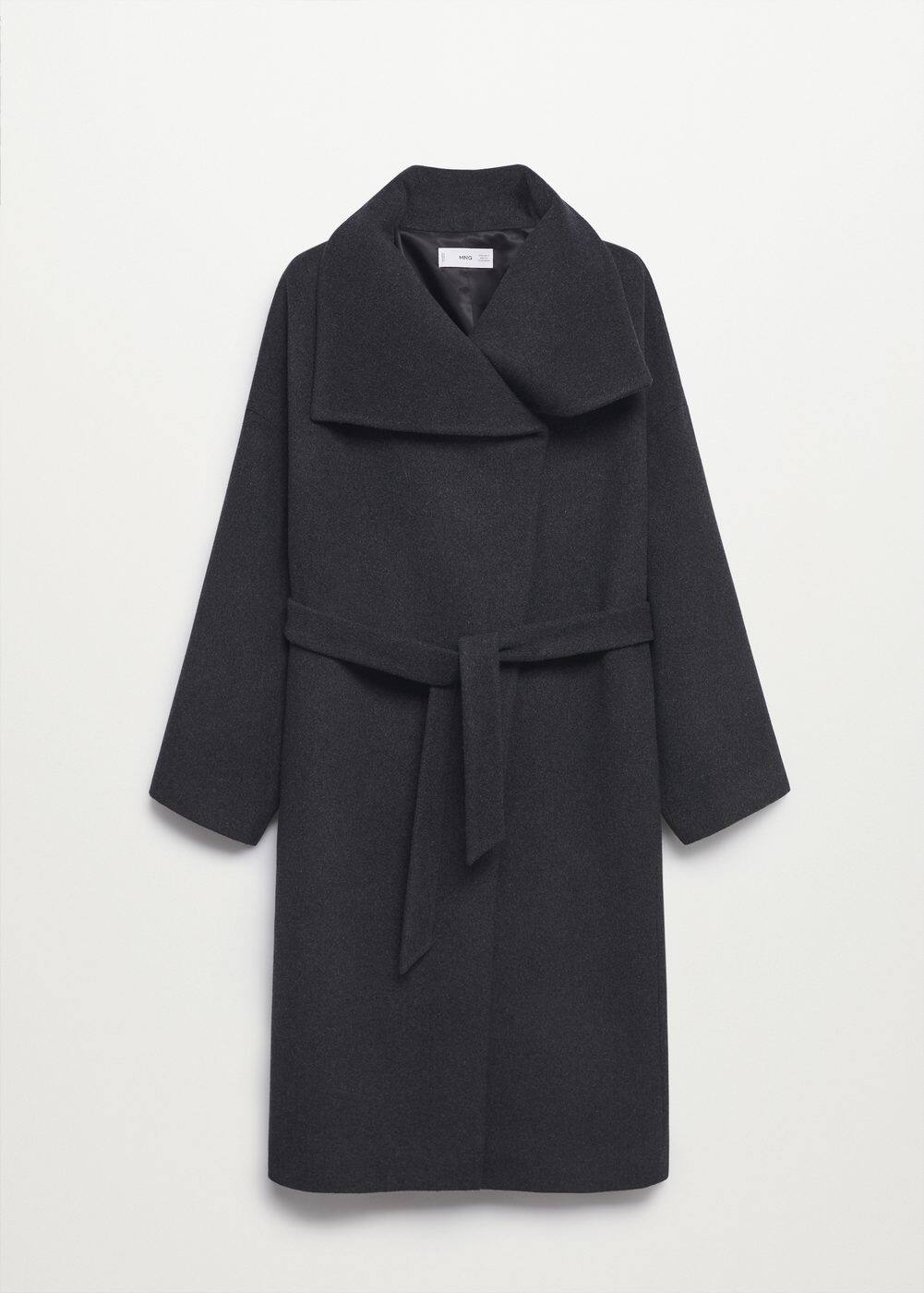 MANGO Oversize wool coat khaki Smart Closet
