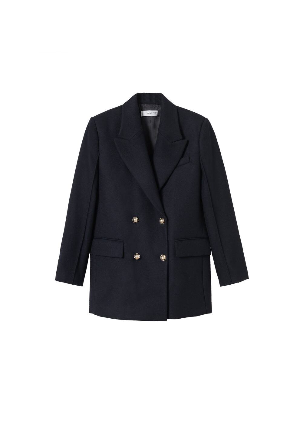 petit clair white blazer