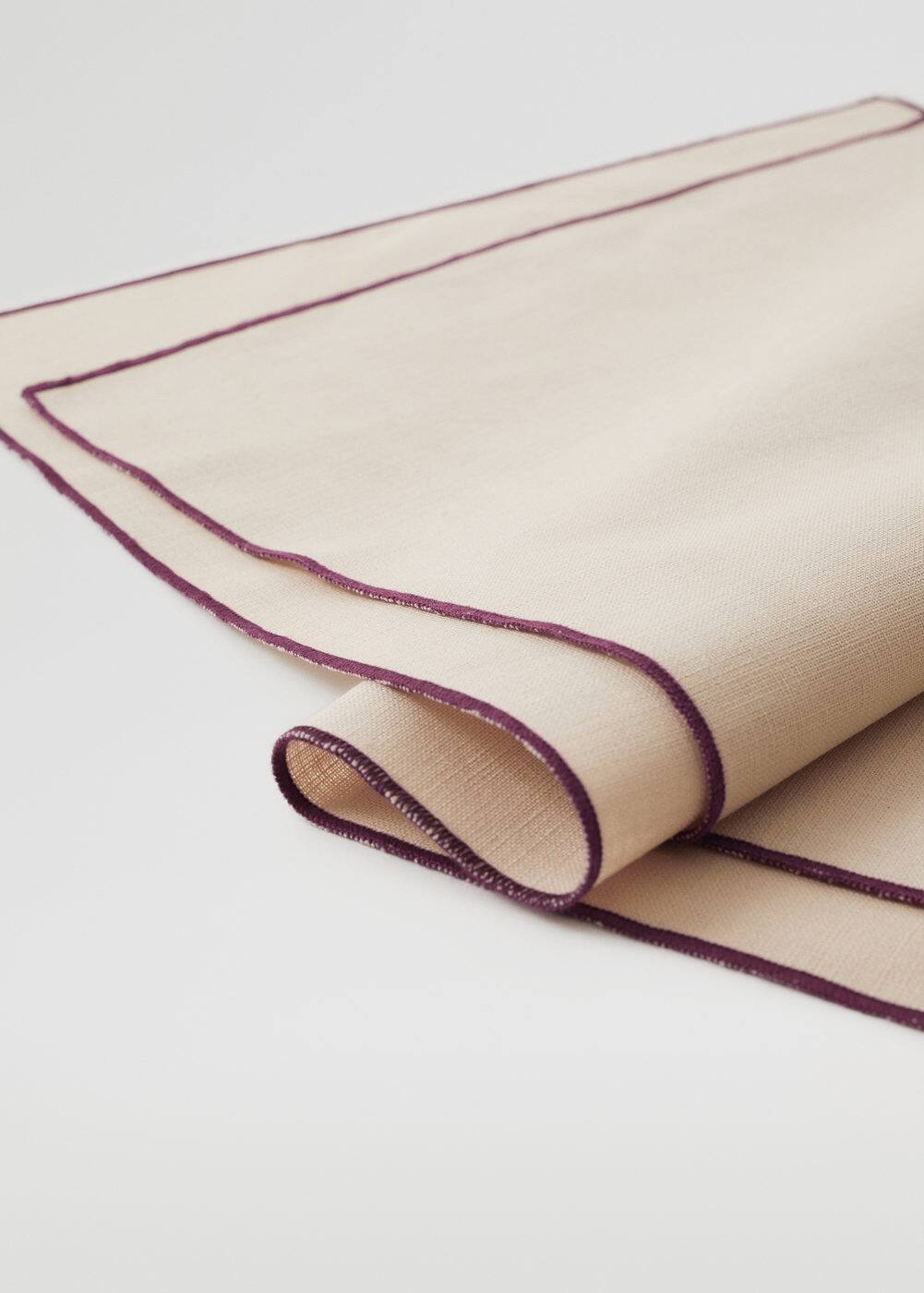 100 organic cotton placemat 35x50cm (pack of 2) Home Mango Home