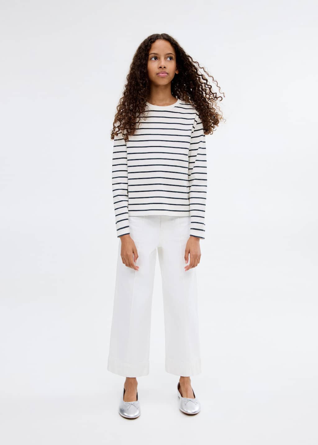 Mango T-shirt Coton À Rayures Bleu Marine - Enfants - 5-6 Ans -  Kids In White