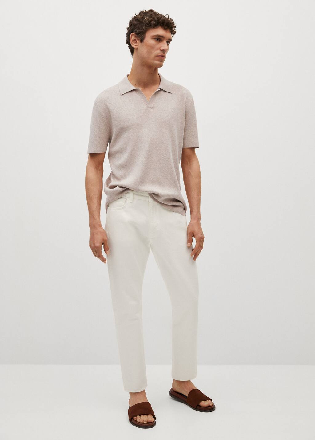 relaxed polo sandals