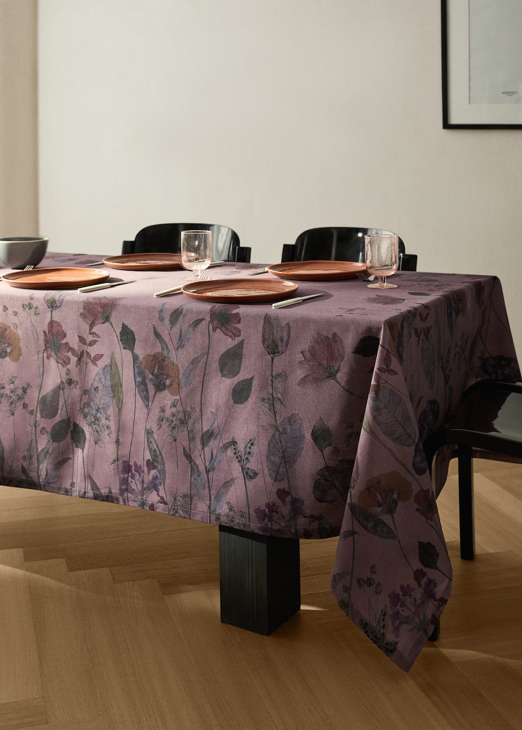 Mango Home Nappe Prune - Home - 150x350cm -