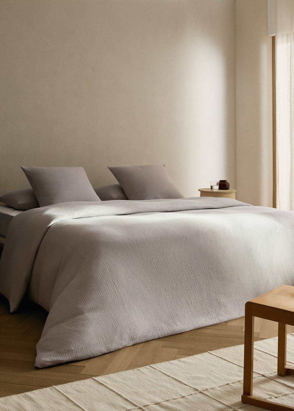 Cotton gauze duvet cover for 180/200 cm bed