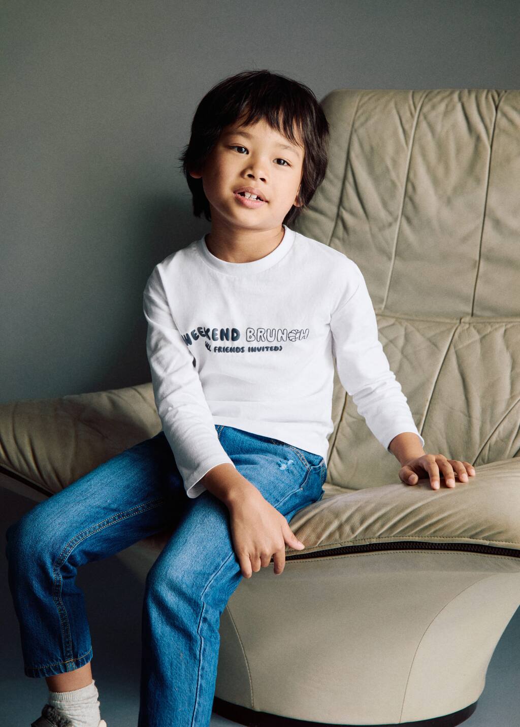 Embossed printed t-shirt