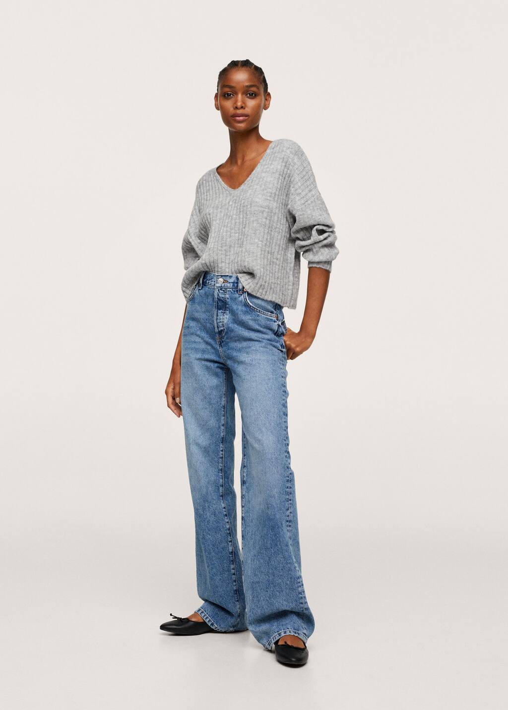 mango basics sweater