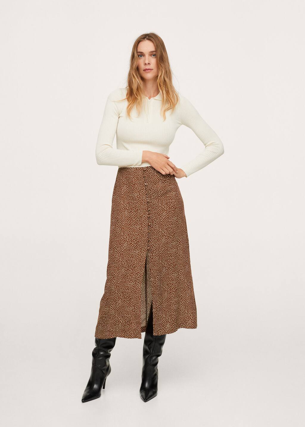 satin skirt general pants