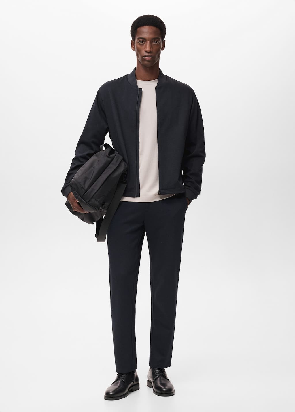 Mango Man Sweat Bleu Marine - Homme - Xxl -  In Black