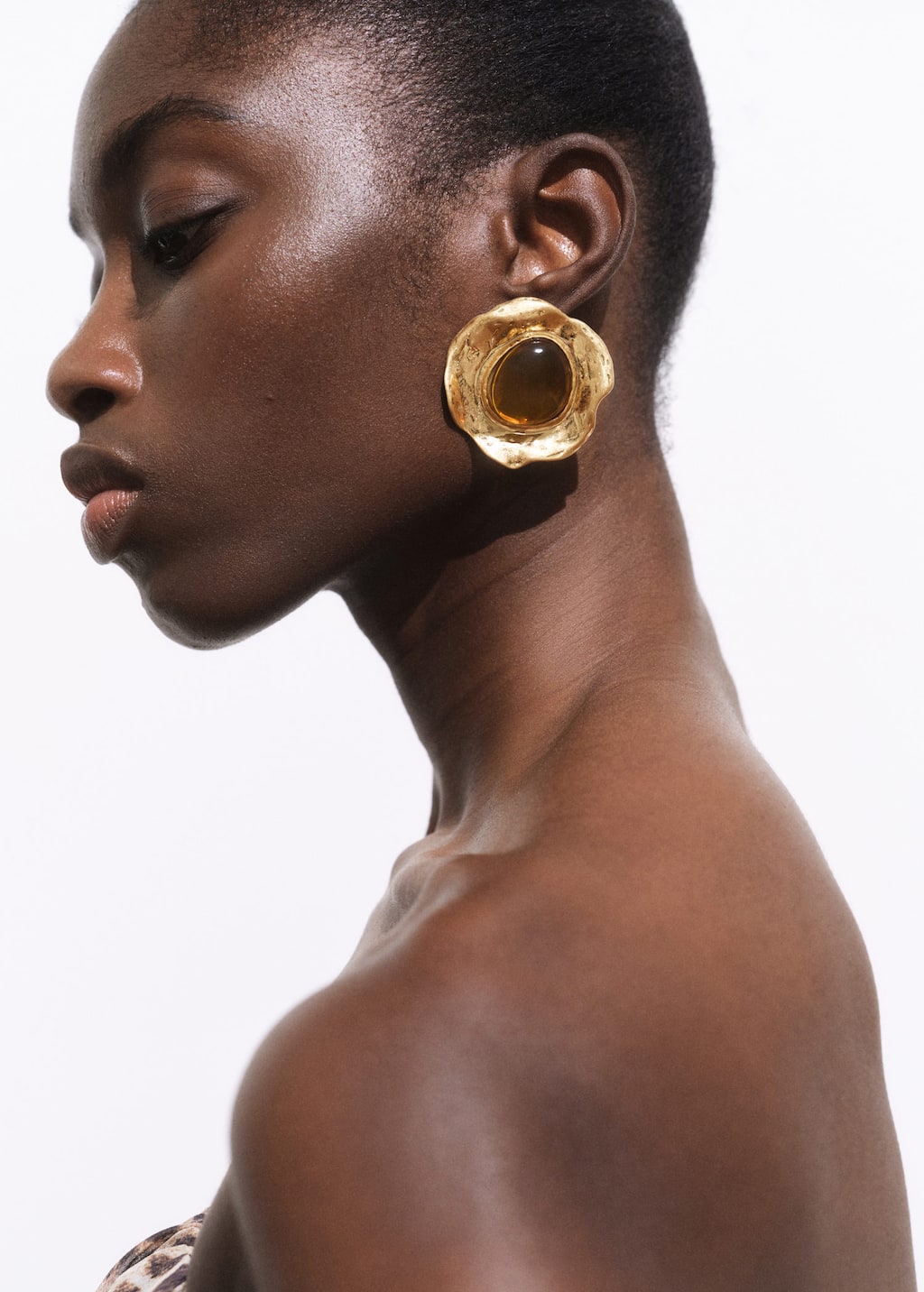 Mango Mixed Resin Earrings