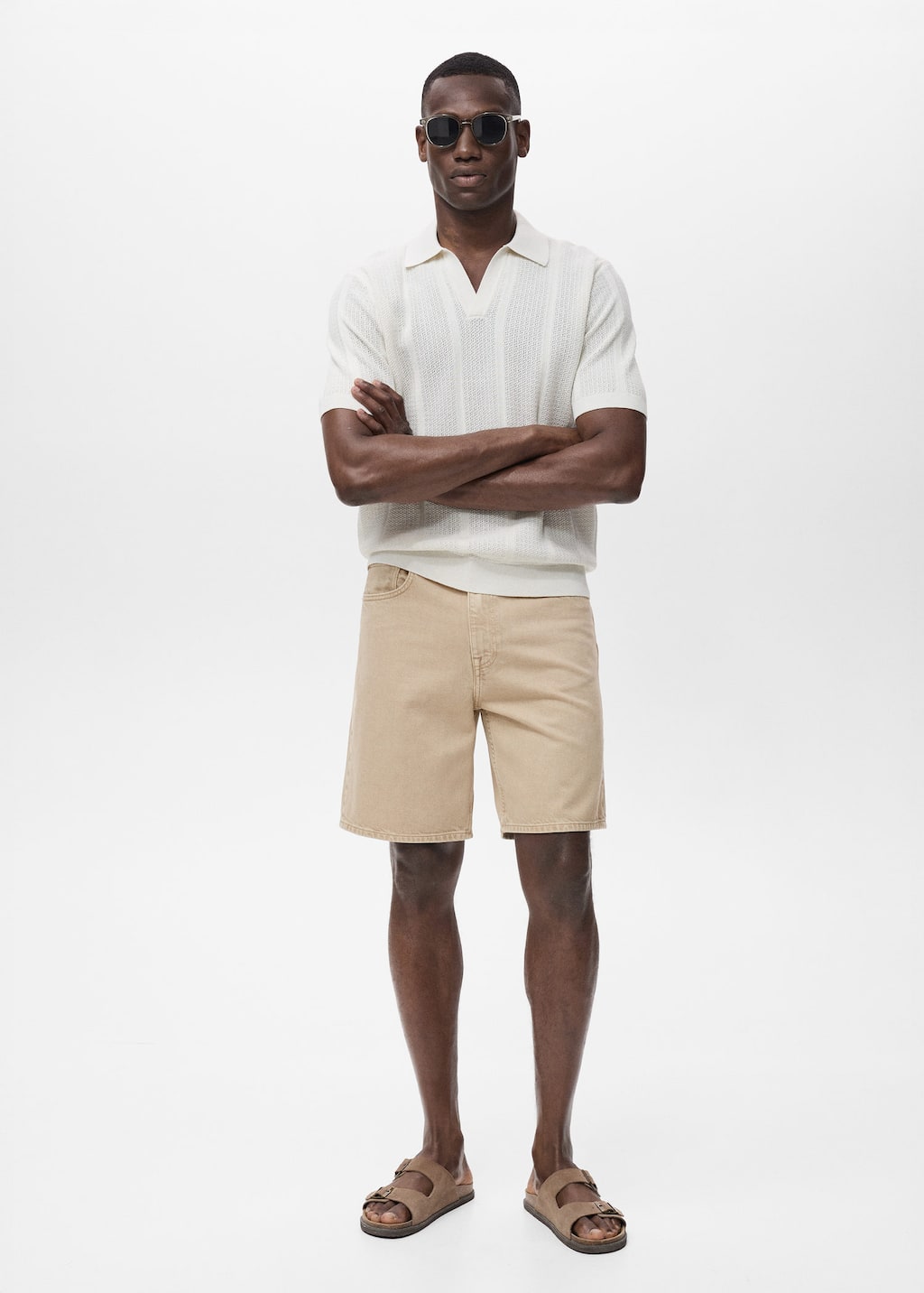 Mango Man Regular-fit Denim Shorts