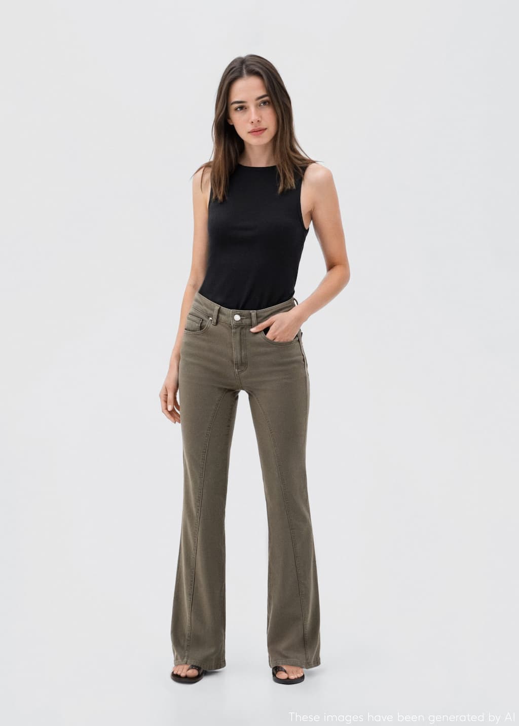 Plain strapless top
