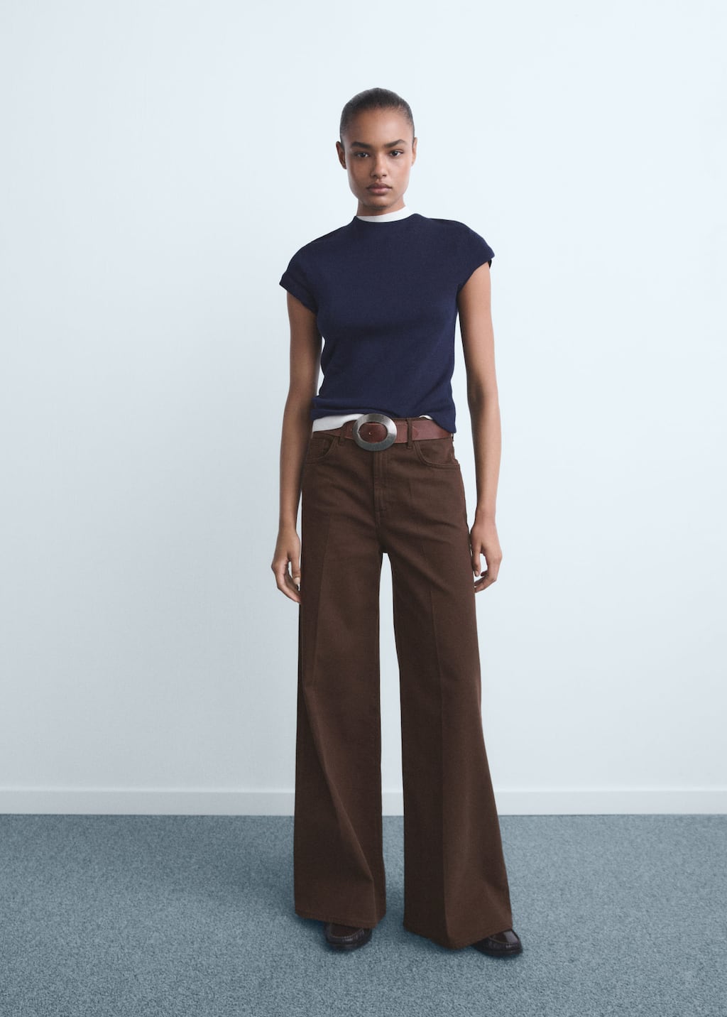 Mango Jeans In Brown