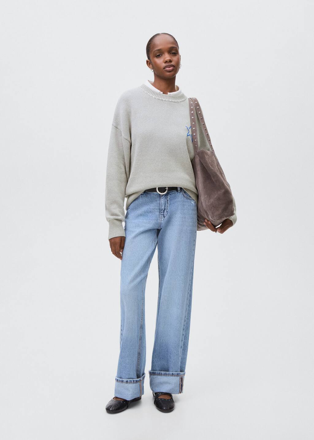 Star knitted sweater