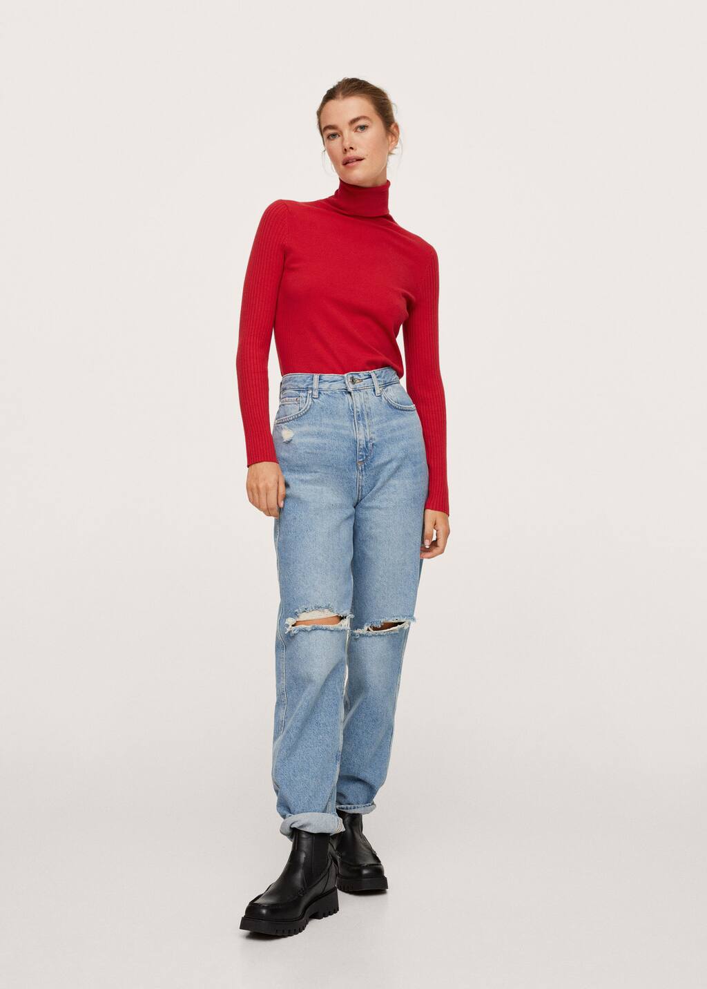mango polo neck