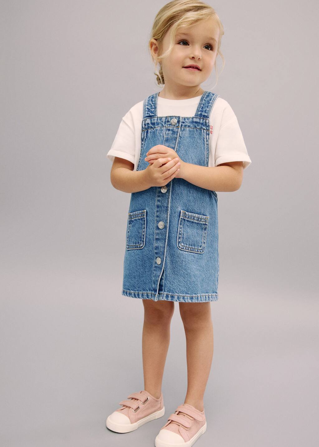 Denim buttons pichi