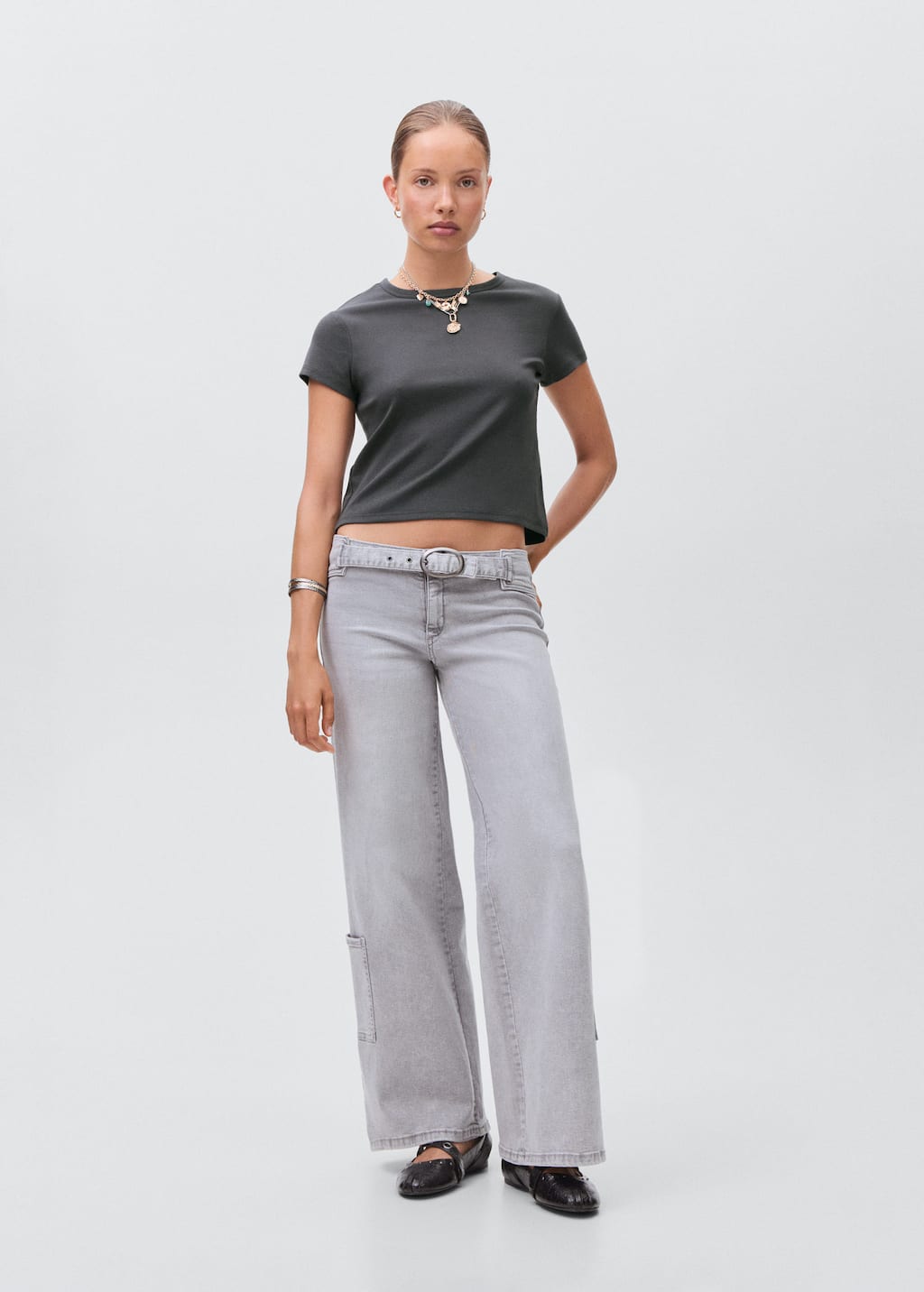 Fitted cotton t-shirt