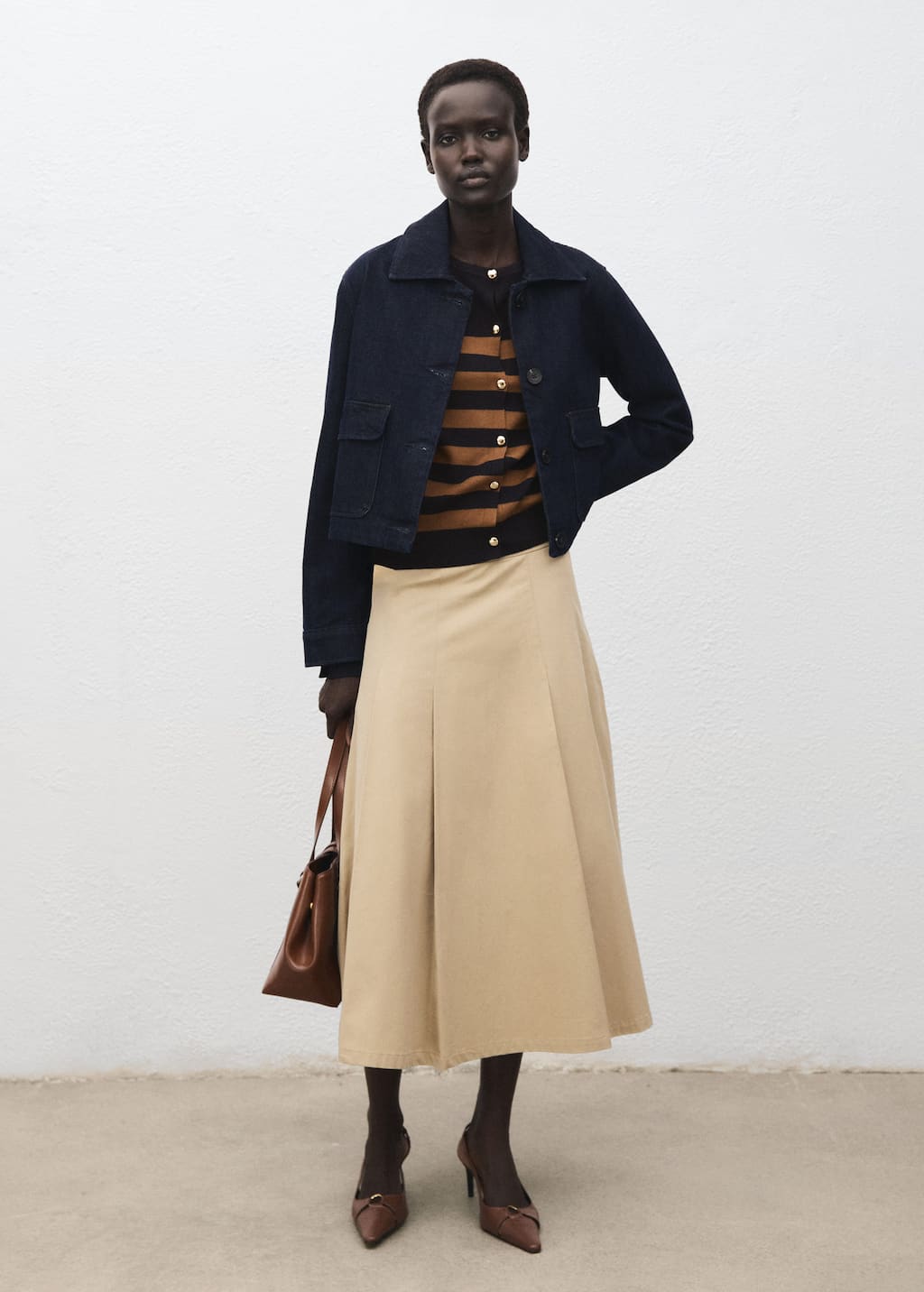 Mango Cardigan Tabac - Femme - Xxl -  In Brown