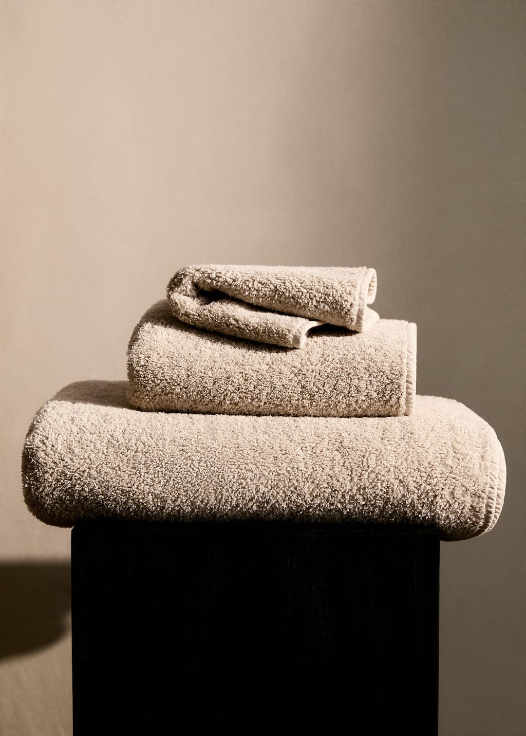 Mango Home Garment Dyed Bath Towel Beige