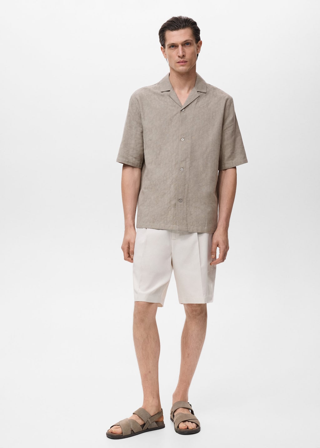 100% embroidered cotton shirt