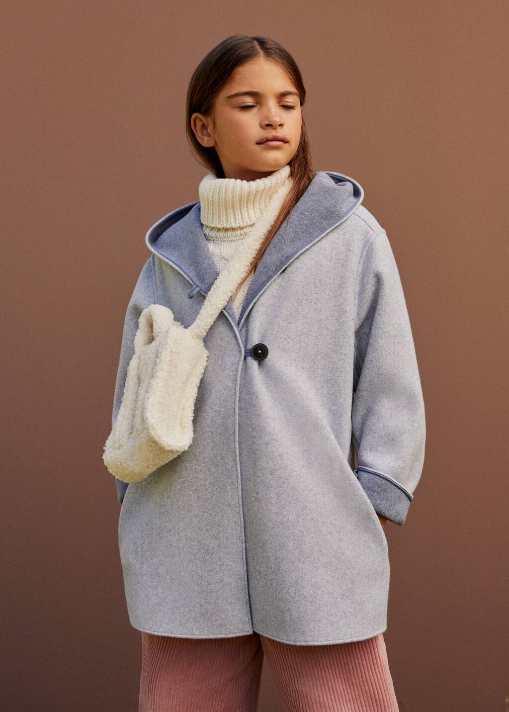 mango hooded coat