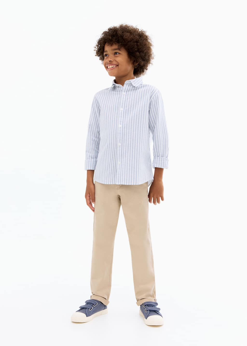 Mango Plain Chino Trousers Sand In Brown