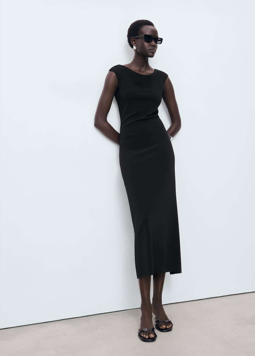 Open back dress