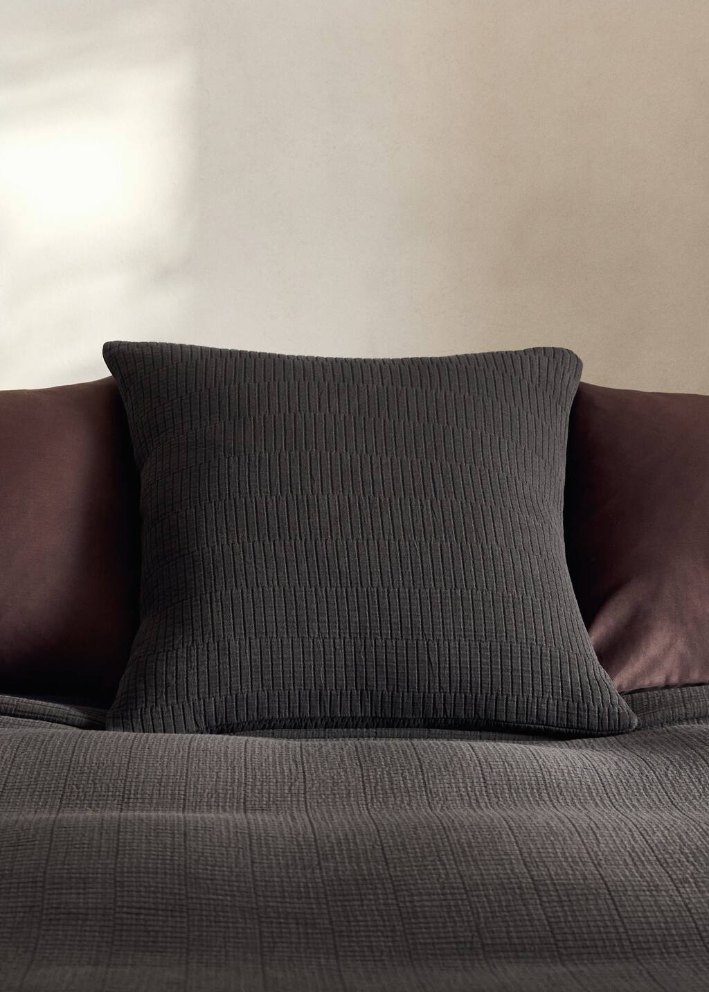 Mango Home Housse De Couss Gris - Home - 50x50cm -