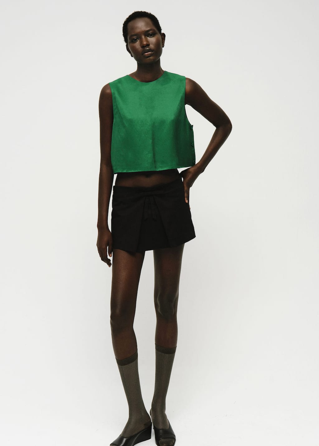 Mango Top Vert - Femme - Xxl - In Green