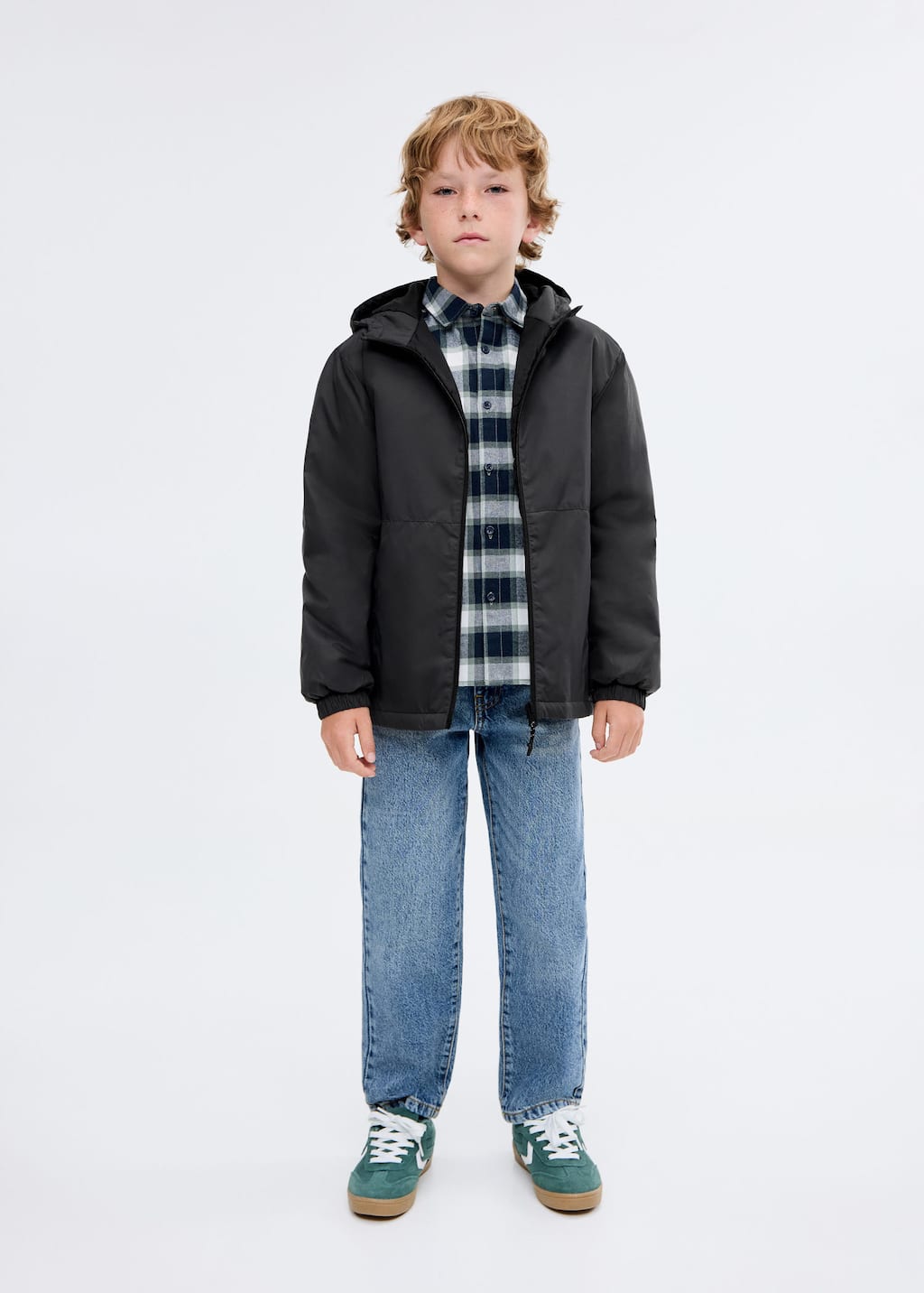 Water-repellent quilted coat