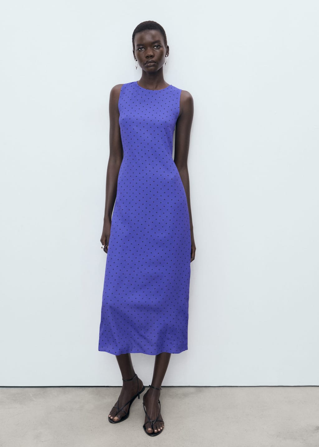 Vestido lunares lazo