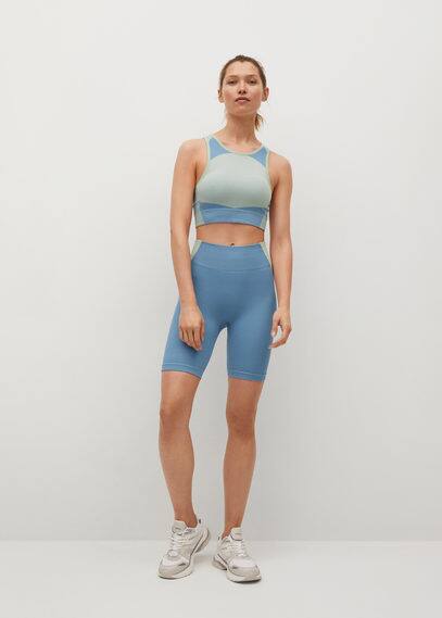 Reggiseno sportivo schiena incrociata