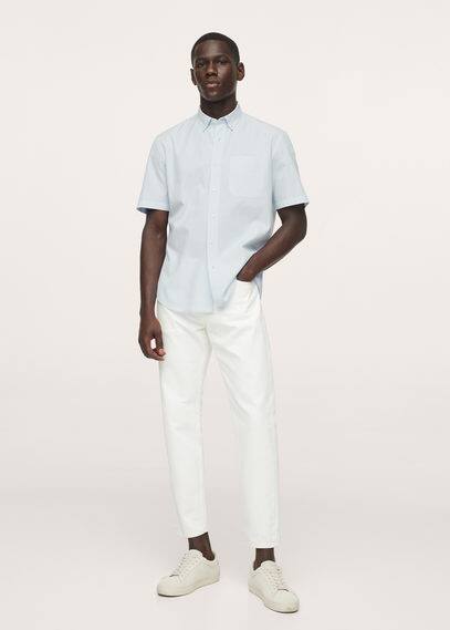 Camicia manica corta cotone