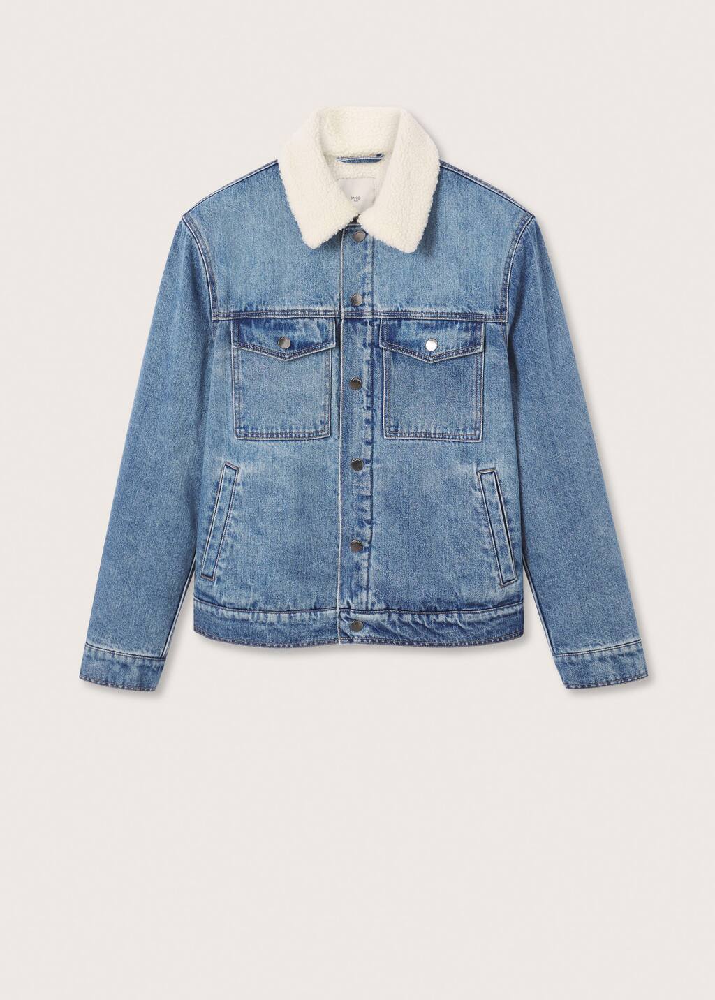 jean jacket sheepskin lining