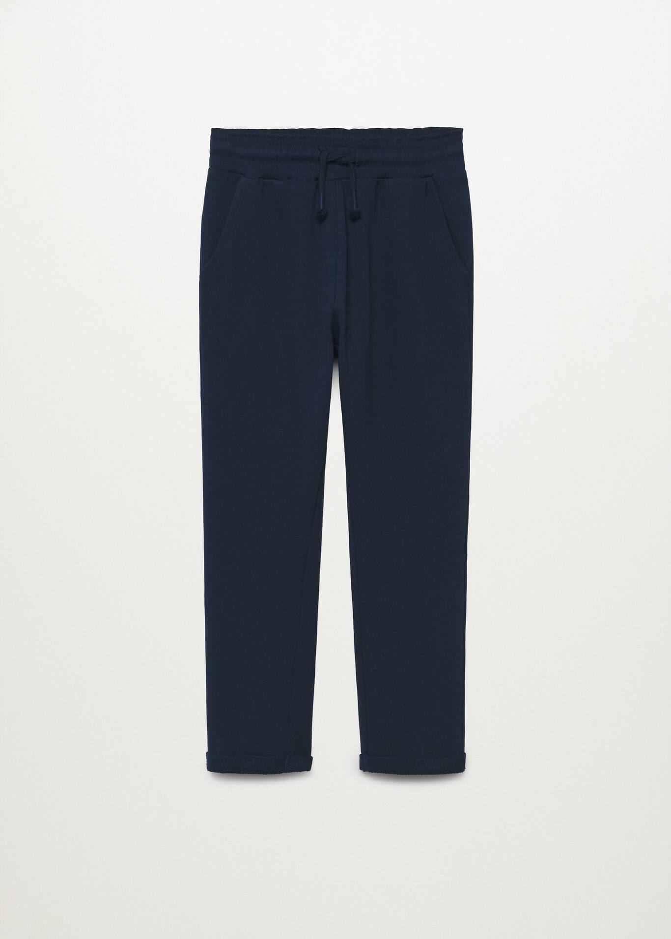 Cotton joggerstyle trousers Girls MANGO OUTLET USA