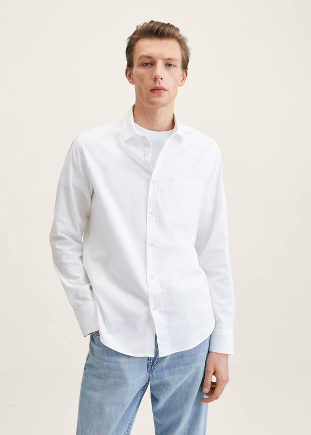 Bavlnn koile slim fit - Nhled ve stedov rovin
