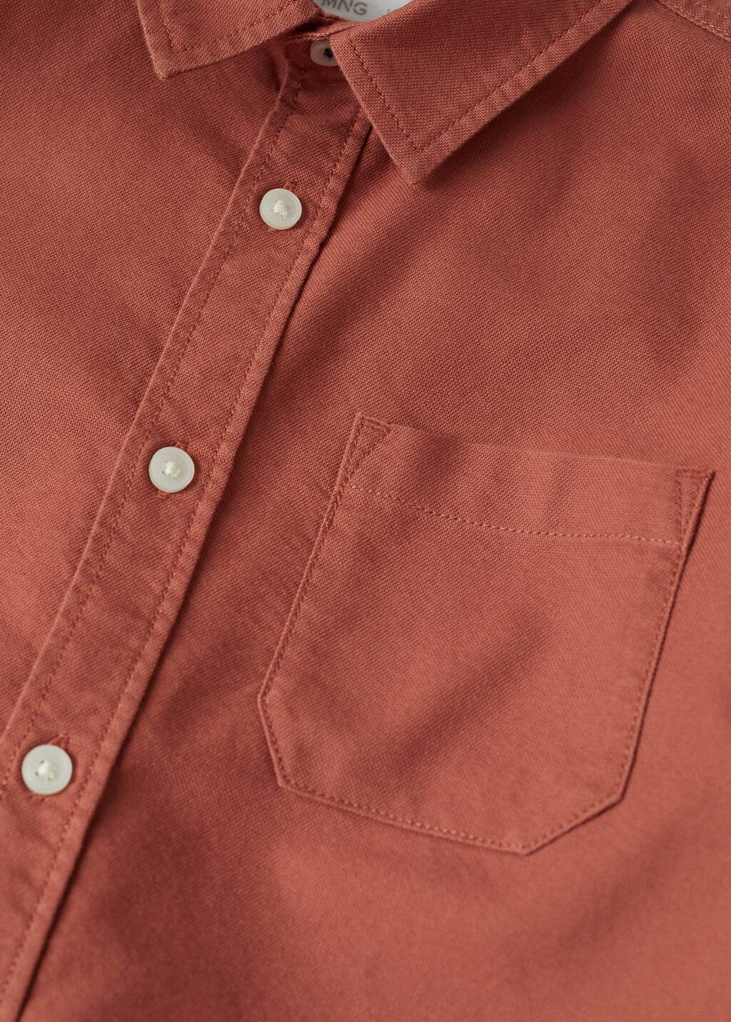 Mango Chestpocket cotton shirt 27002507 28