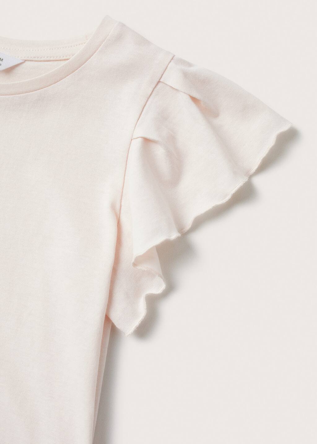 Mango Ruffled sleeve Tshirt 27003718 82