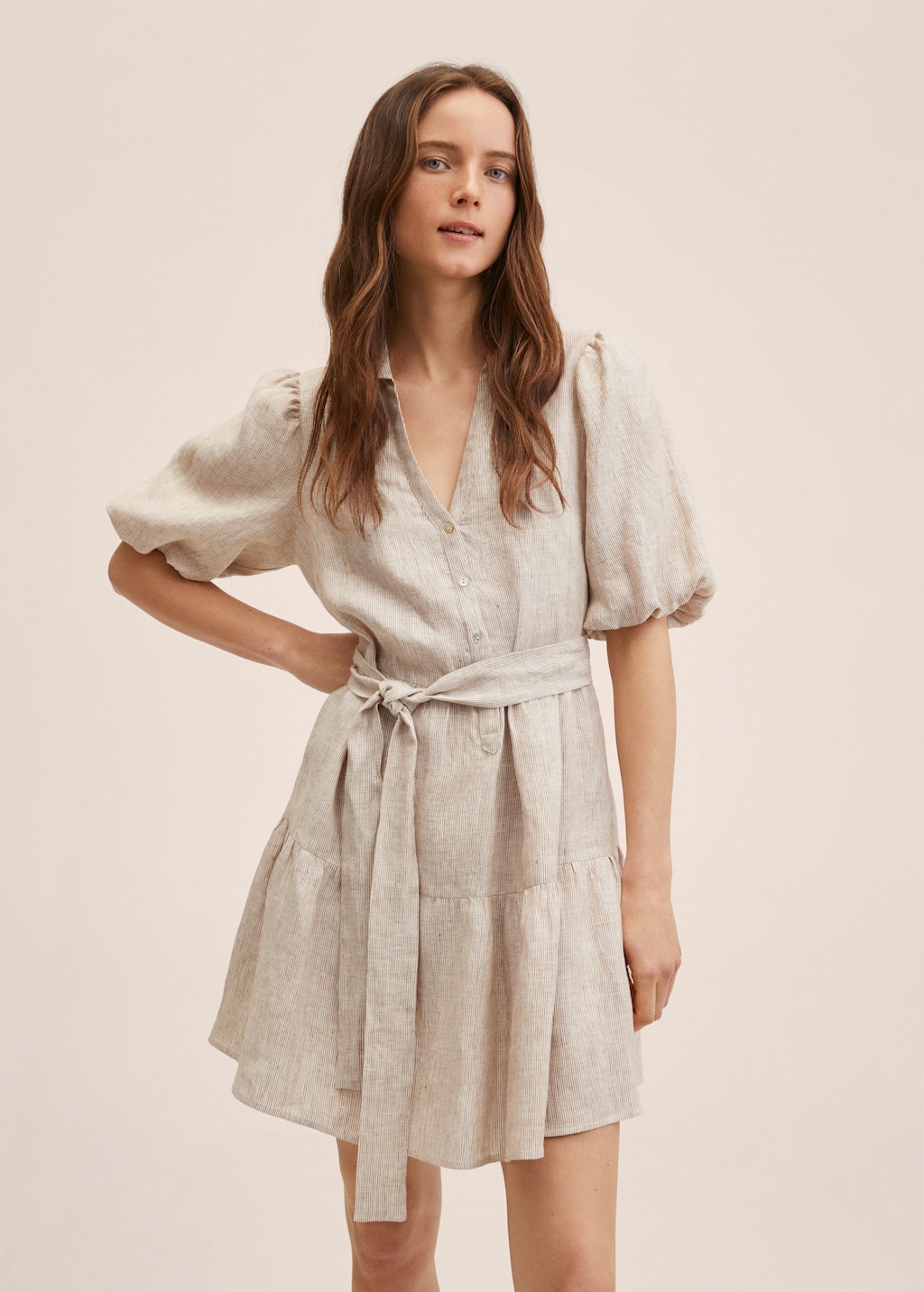 100% linen dress - Medium plane
