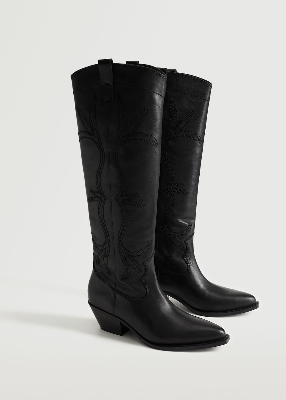 Mango Cowboy leather boots, £119.99